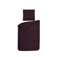 BETTWÄSCHE Spina Flanell 155/220 cm  - Dunkelrot, Basics, Textil (155/220cm)