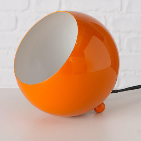 TISCHLEUCHTE 15/15/15 cm   - Orange, Basics, Metall (15/15/15cm) - Boltze Home