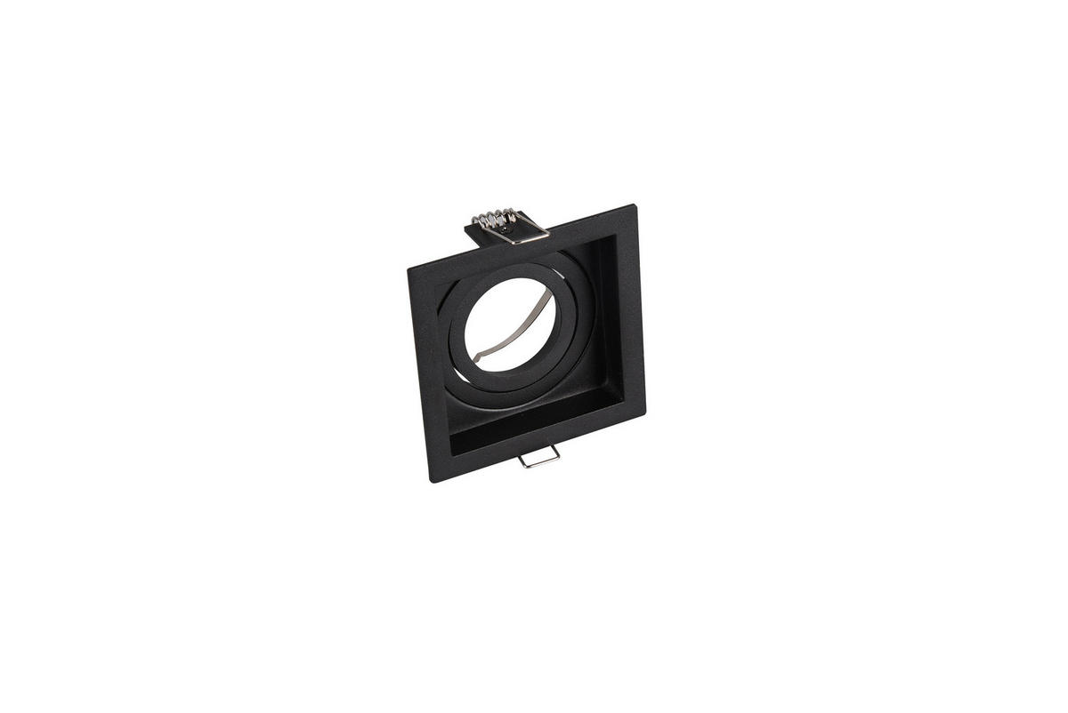 EINBAUSPOT 9,2/9,2/10,0 cm   - Schwarz, KONVENTIONELL, Metall (9,2/9,2/10,0cm) - Trio Leuchten