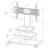 TV-RACK Alufarben - Alufarben, KONVENTIONELL, Glas/Metall (100/107/44cm) TV-RACK Alufarben - Alufarben, KONVENTIONELL, Glas/Metall (100/107/44cm)