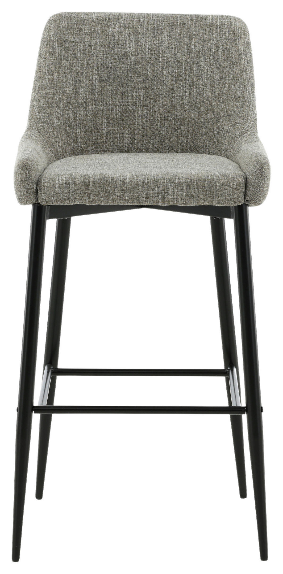 BARHOCKER-SET in Schwarz, Beige  - Beige/Schwarz, Design, Textil/Metall (48/105/57cm) - Livetastic