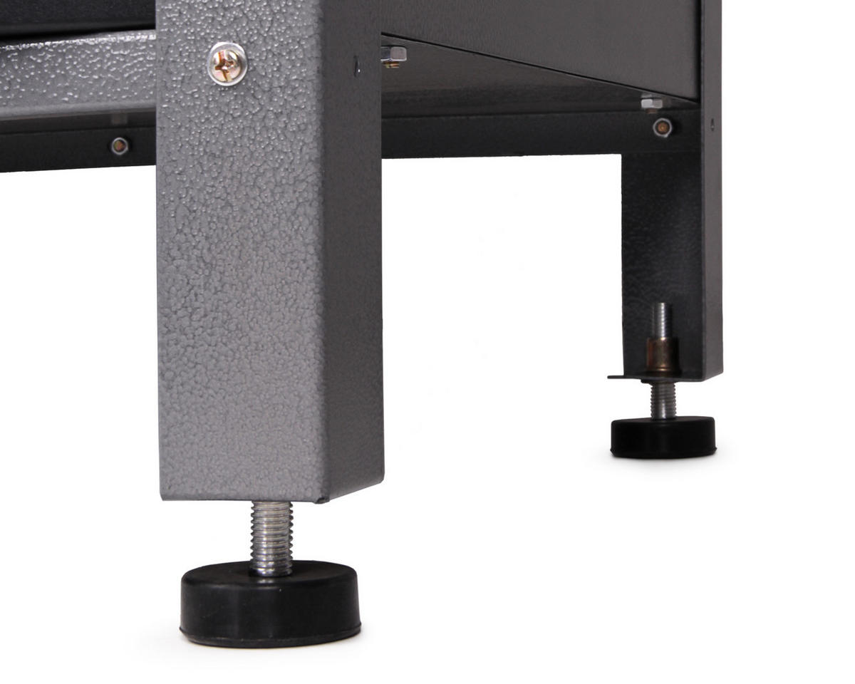 WERKBANK  - Grau, Basics, Holz/Metall (120/85/60cm) - Ambia Garden