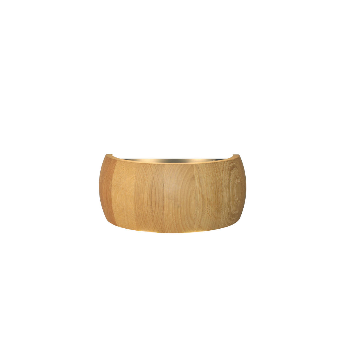 LED-WANDLEUCHTE Shine-Wood 20/10/9 cm   - Natur, Holz/Metall (20/10/9cm) - Fischer & Honsel