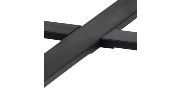ESSTISCH in Holzwerkstoff 110/110/75 cm - Schwarz/Braun, Design, Holzwerkstoff/Metall (110/110/75cm) - Carryhome