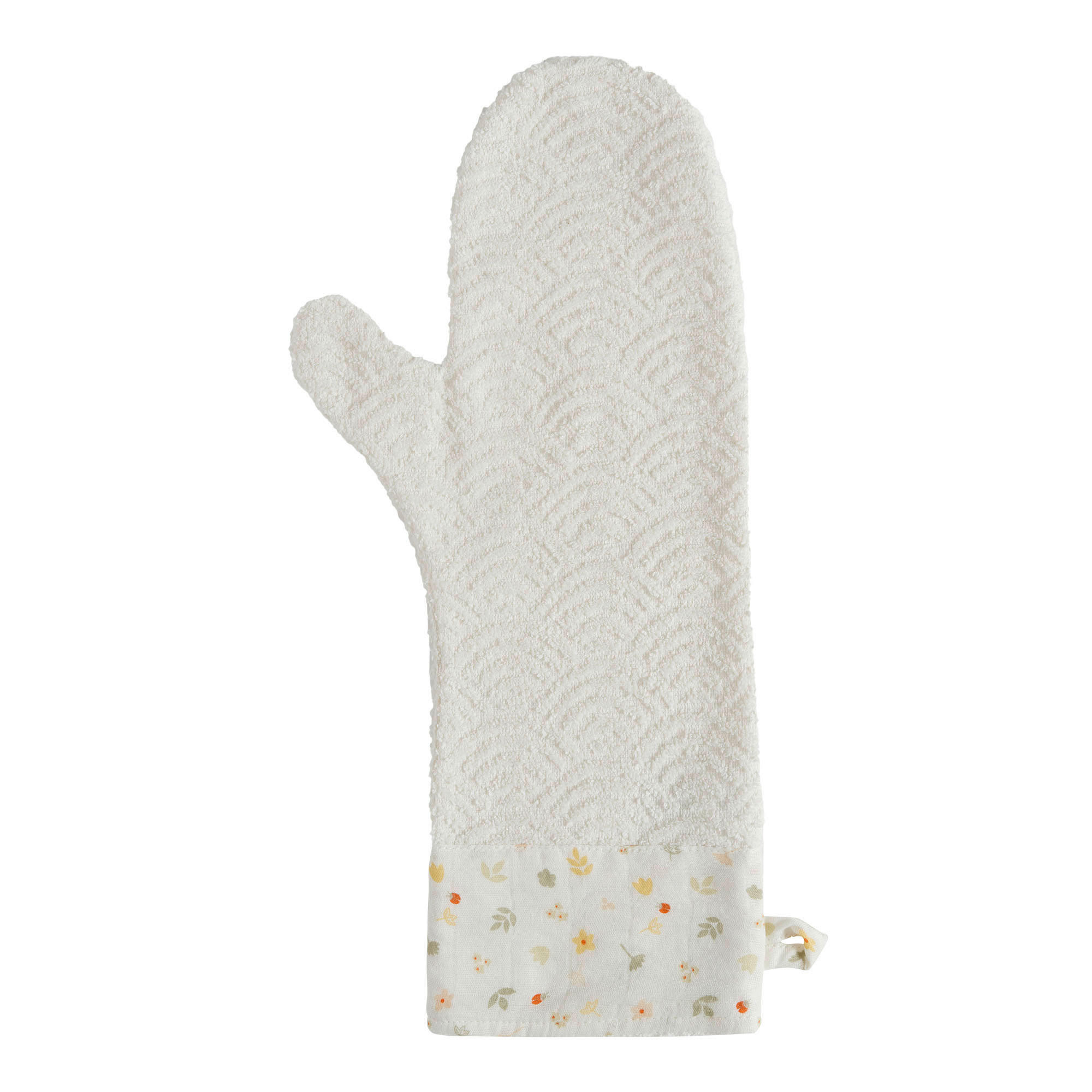 Bebe Jou Babywaschhandschuh Bohemian Garden Gelb, Grün, Weiß 15x0.5x43 cm