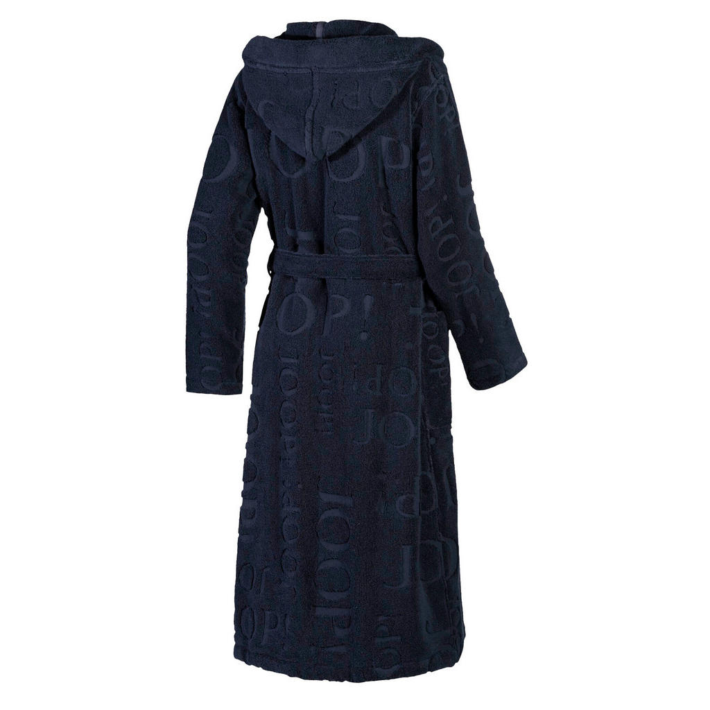 Thumbnail - Joop! Bademantel Repeat, Blau, Textil, Uni, Gr. 46/48, Handmade in Germany, Oeko-Tex® Standard 100, hochwertige Qualität...