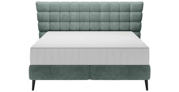 BOXSPRINGBETT 160/200 cm in Grün - Schwarz/Grün, Design, Holz/Holzwerkstoff (160/200cm) - Esposa