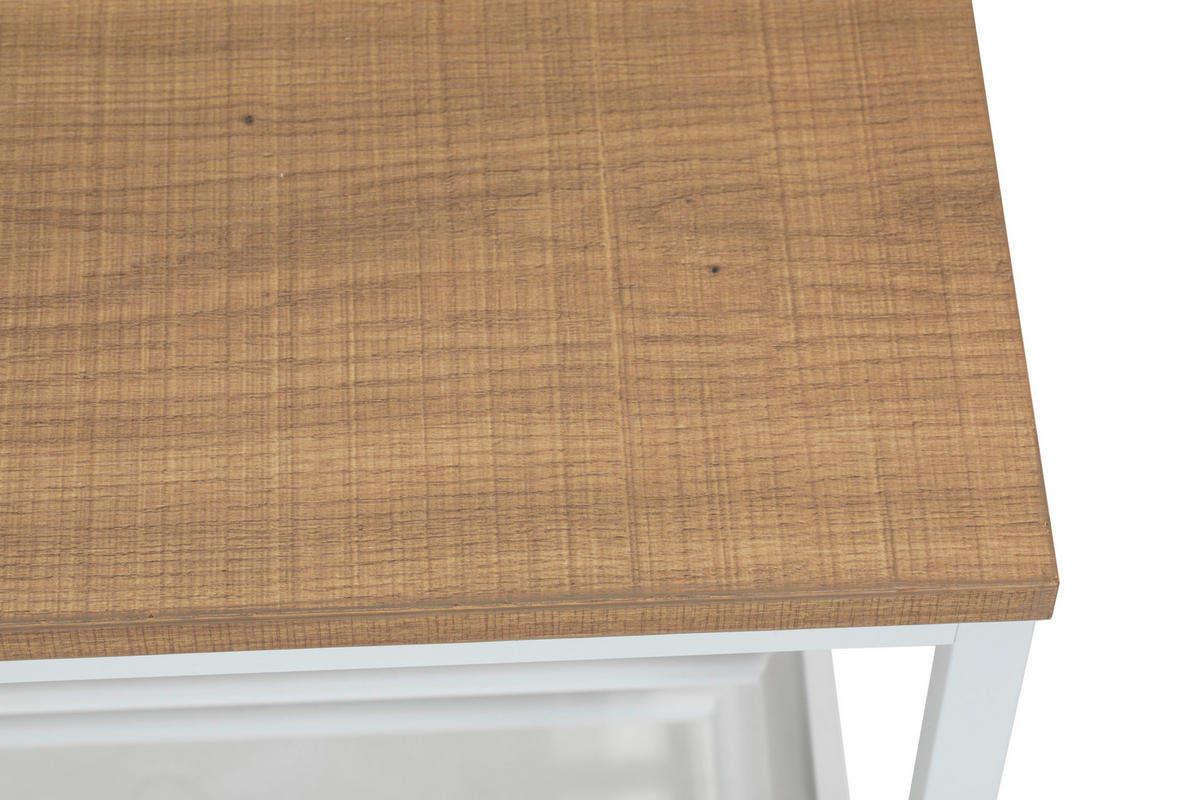 GARDEROBE  in 70/175/32.5 cm  - Naturfarben/Weiß, MODERN, Holzwerkstoff/Metall (70/175/32.5cm) - PBJ