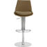 BARHOCKER in Braun, Edelstahlfarben - Edelstahlfarben/Braun, Design, Textil/Metall (42/88-113/39cm) BARHOCKER in Braun, Edelstahlfarben - Edelstahlfarben/Braun, Design, Textil/Metall (42/88-113/39cm)