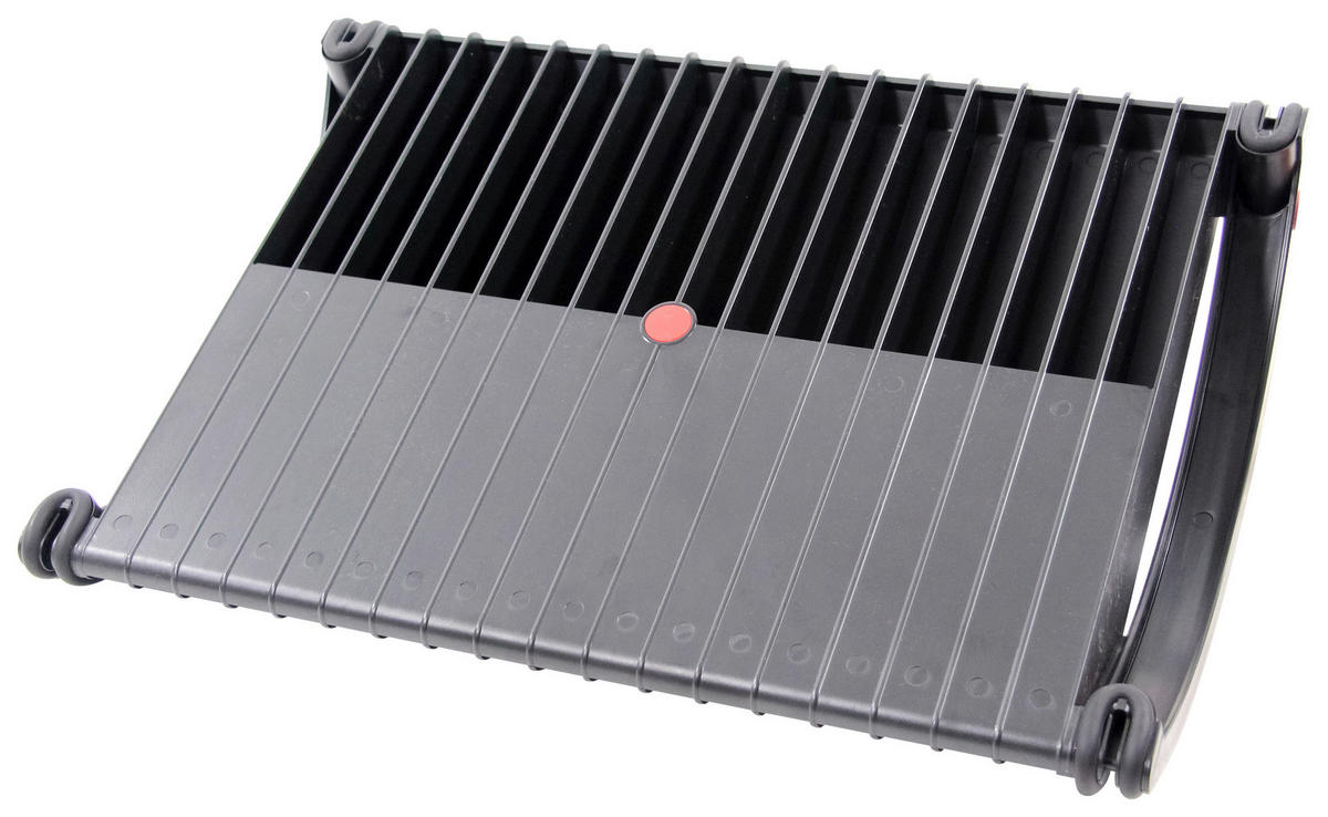 FUßSTÜTZE Kunststoff Schwarz  - Schwarz, Basics, Kunststoff (48,5/10/34,5cm) - MID.YOU