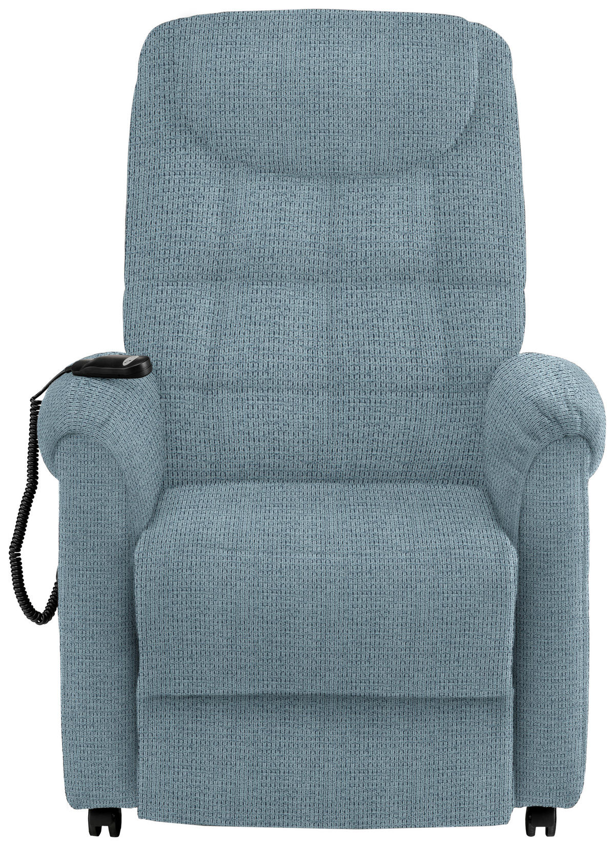 FERNSEHSESSEL in Mikrofaser Blau  - Blau/Schwarz, KONVENTIONELL, Kunststoff/Textil (83/113/92cm) - Xora