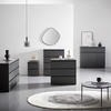 KOMMODE  in 80/79/48 cm  - Anthrazit, Design, Holzwerkstoff/Kunststoff (80/79/48cm) - Carryhome