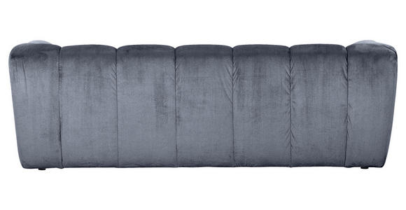 BIGSOFA Plüsch Petrol  - Petrol/Schwarz, KONVENTIONELL, Kunststoff/Textil (220/67/106cm) - Carryhome