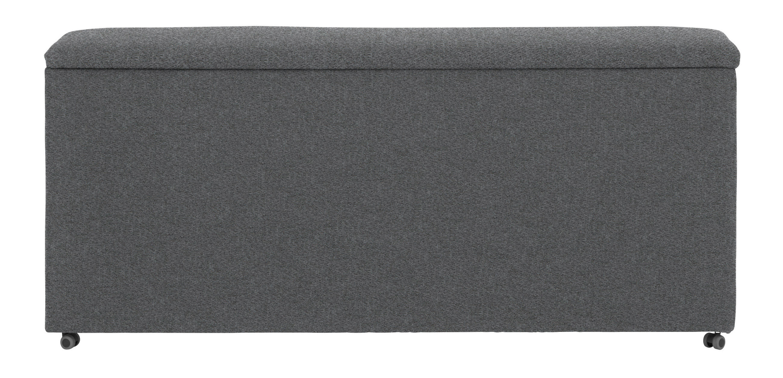 DÍL POHOVKY, textil, šedá - šedá, Konvenční, textil (150/80/30cm) - Novel