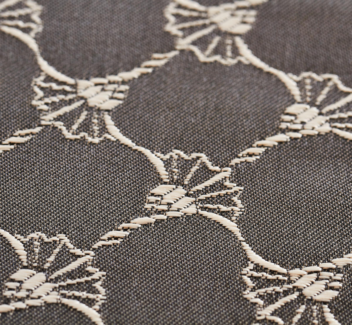 ZÁVES S OČKAMI, nepriehľadné, 140/250 cm - hnedá, Design, textil (140/250cm) - Joop!