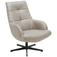 POČIVALNIK,  siva, črna kovina, tekstil - siva/črna, Design, kovina/tekstil (70/98/85cm) - Hom`in