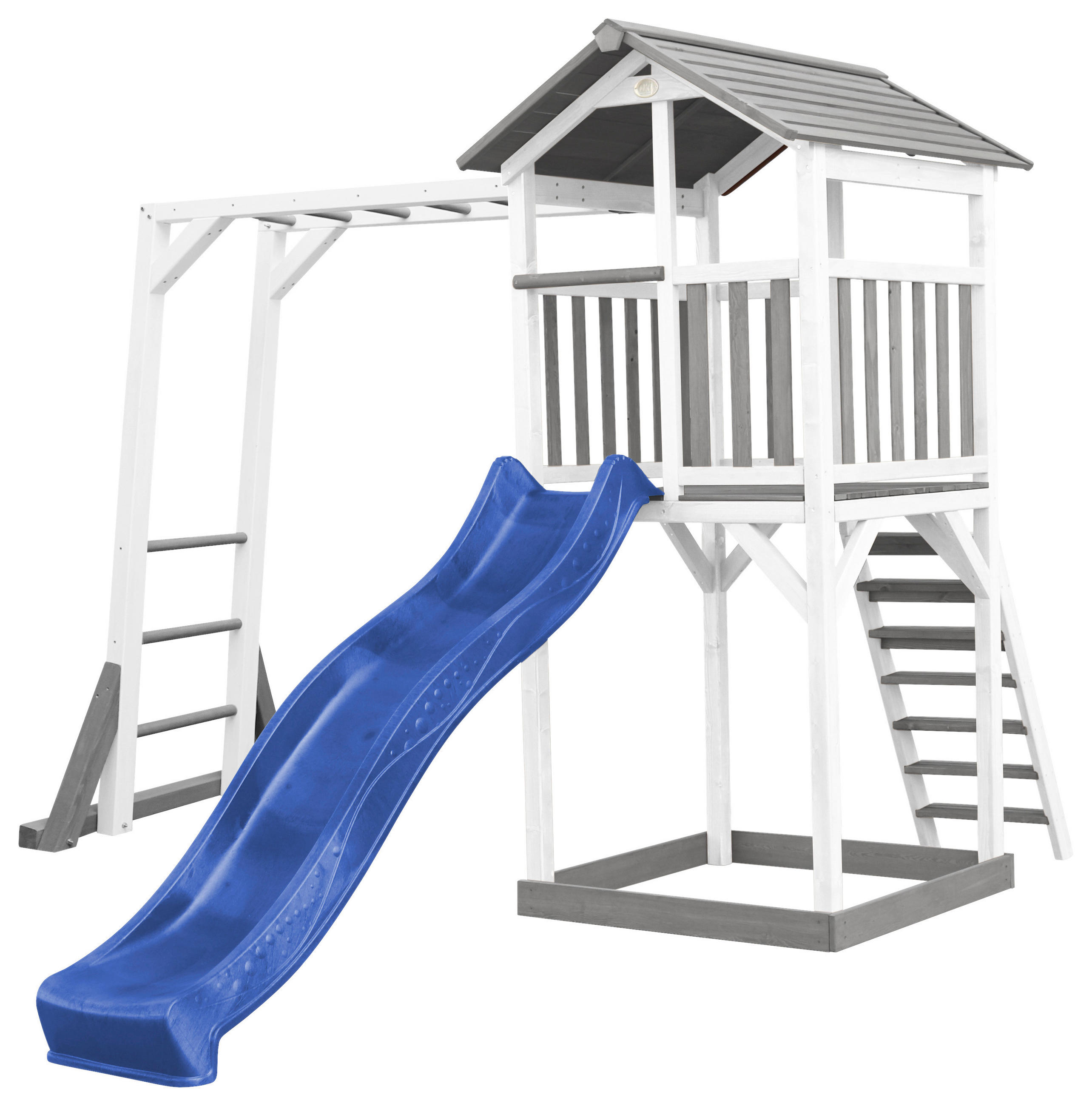XXXLutz Spielturm Blau, Grau, Weiß 29.5x9.5x218 cm