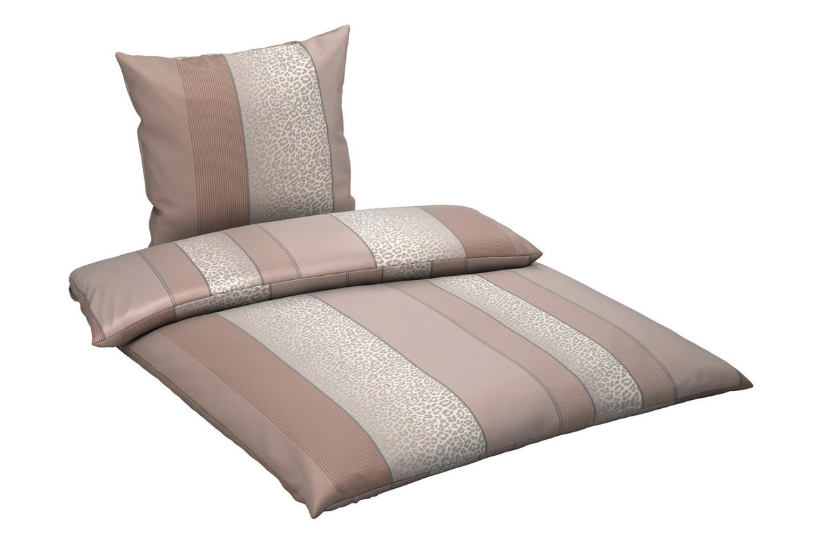 BETTWÄSCHE Satin 200/200 cm  - Beige, Textil (200/200cm) - Dieter Knoll