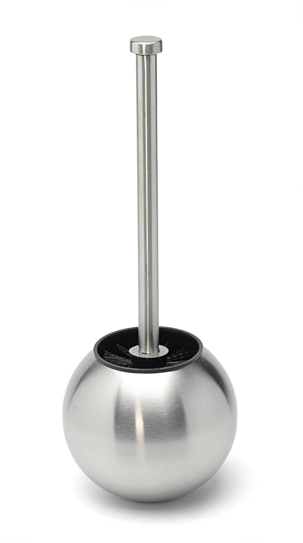 GARNITURĂ DE PERIE PENTRU WC in metal plastic - culoare inox, Basics, plastic/metal (37cm)