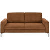 3-SITZER-SOFA Feincord Cognac  - Chromfarben/Cognac, Design, Textil/Metall (194/87/105cm) - Beldomo Style