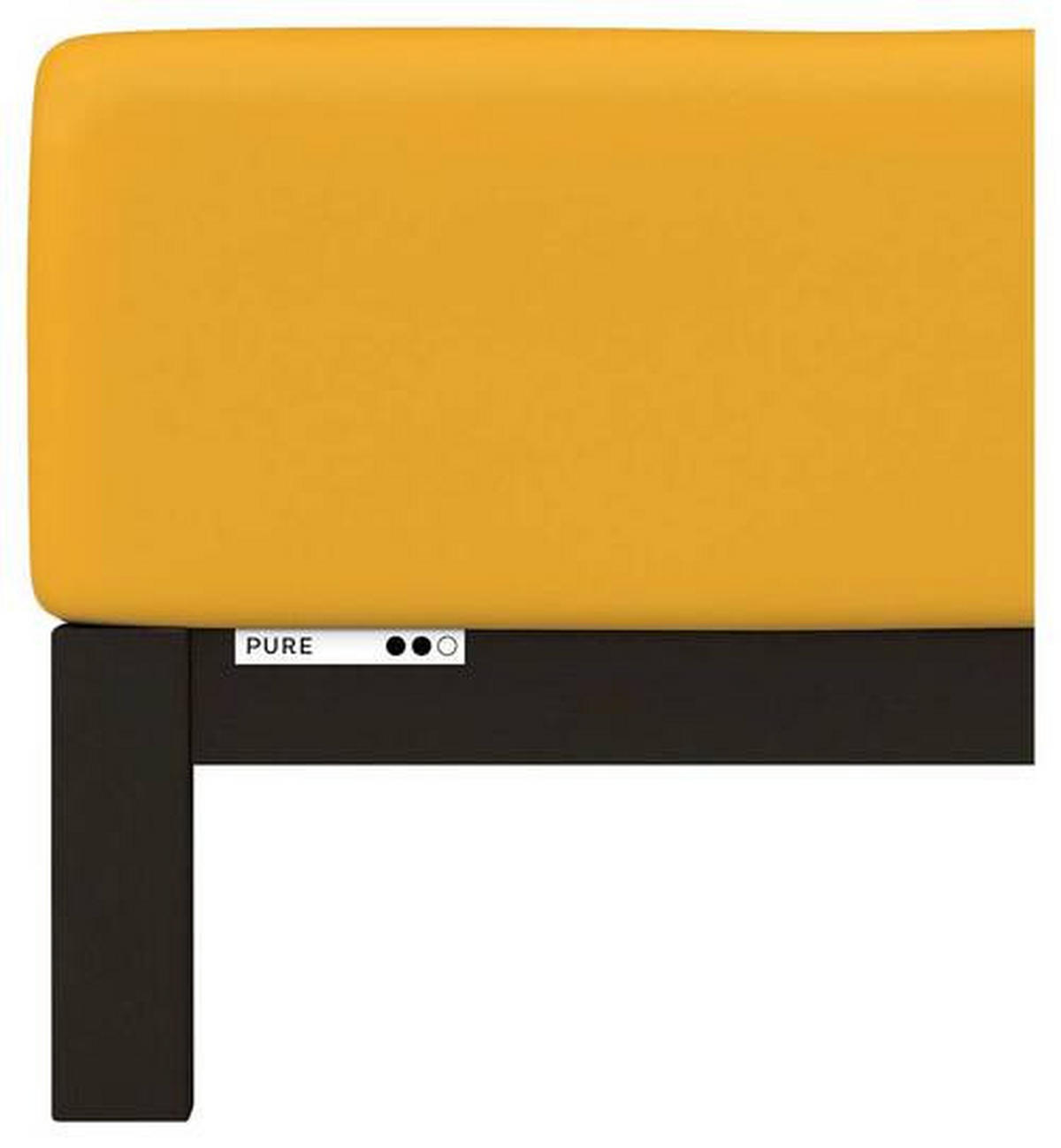 BOXSPRING-SPANNLEINTUCH 180-200/200-220 cm Jersey  - Currygelb, Basics, Textil (180-200/200-220cm) - Schlafgut