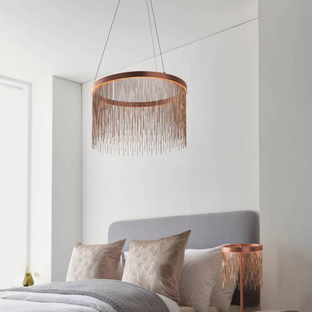 LED-HÄNGELEUCHTE 45/170 cm  - Kupferfarben, Basics, Metall (45/170cm) - ENDON