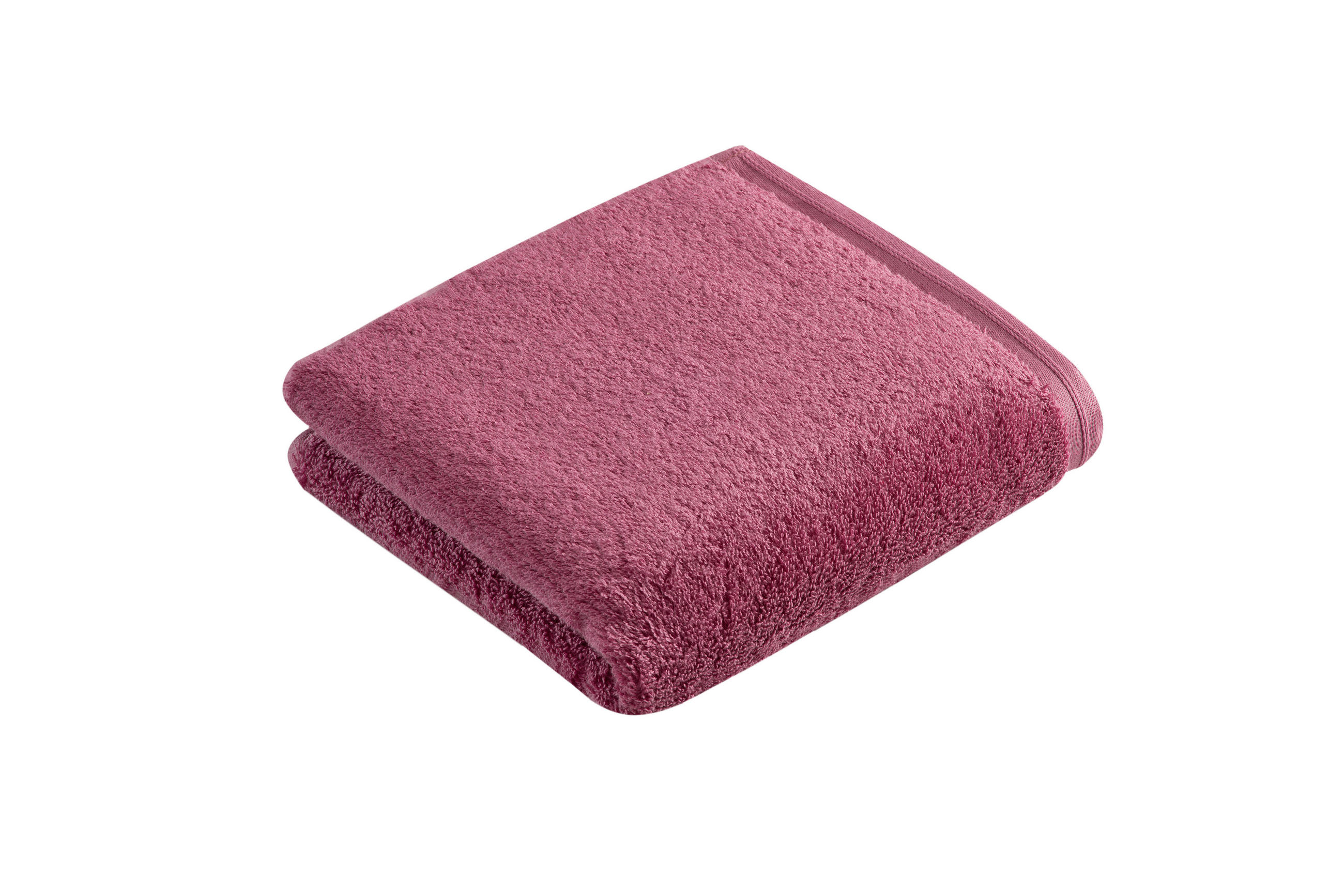 Vossen Handtuch Vegan Life Rosa 50x100 cm