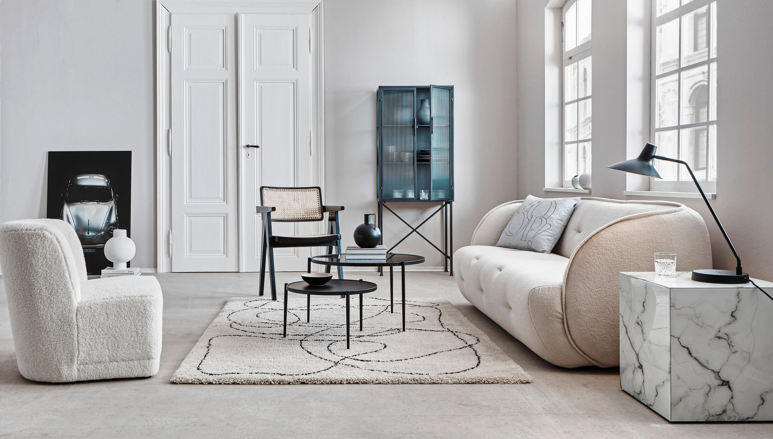 STEHLEUCHTE 55/23/143 cm    - Schwarz, Design, Metall (55/23/143cm) - Nordlux