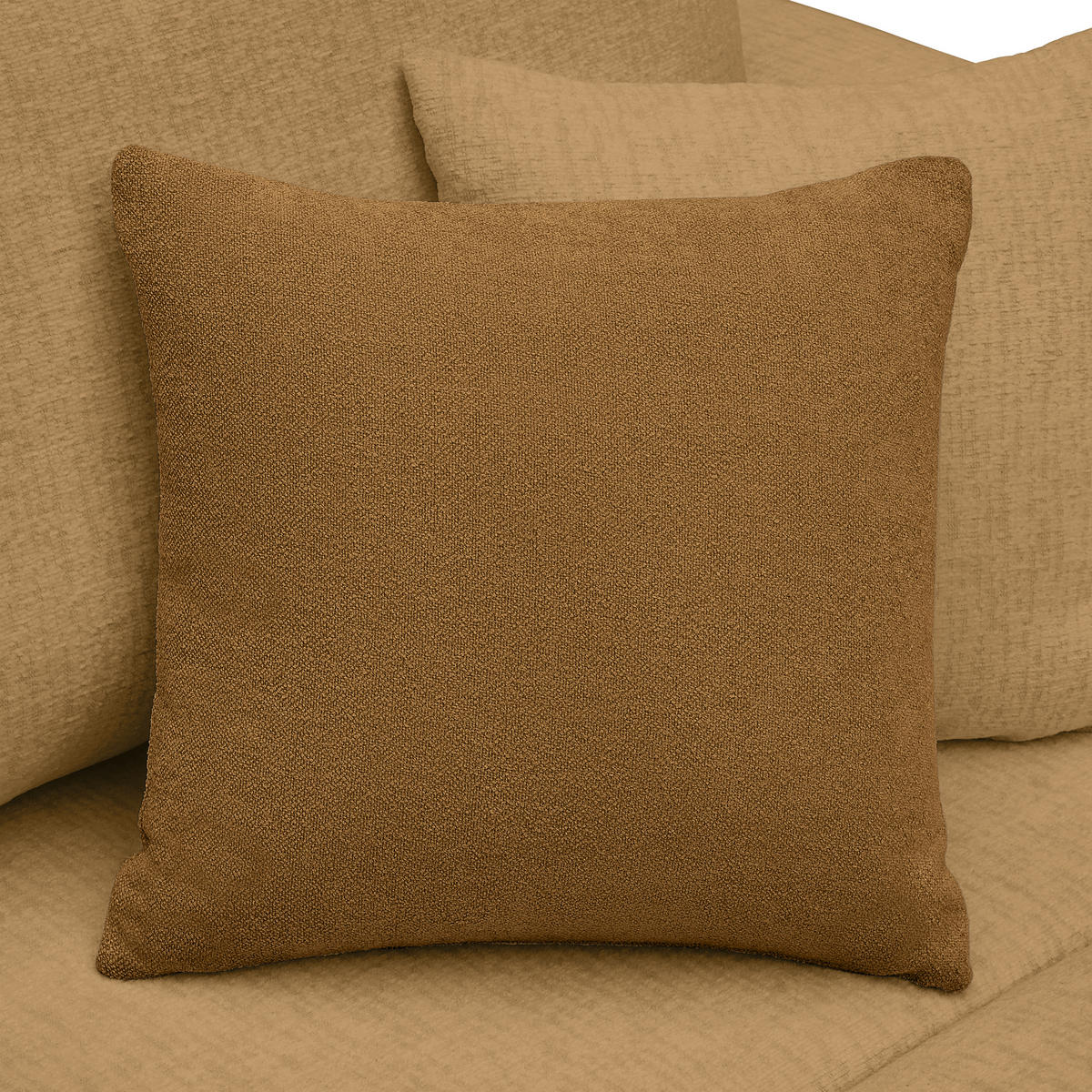 SCHLAFSOFA in Chenille, Jacquard Senfgelb  - Gelb/Senfgelb, Kunststoff/Textil (245/74-90/104cm) - MID.YOU