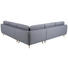WOHNLANDSCHAFT Flachgewebe Blau, Grau - Blau/Grau, KONVENTIONELL, Holz/Kunststoff (282/282cm) - Carryhome