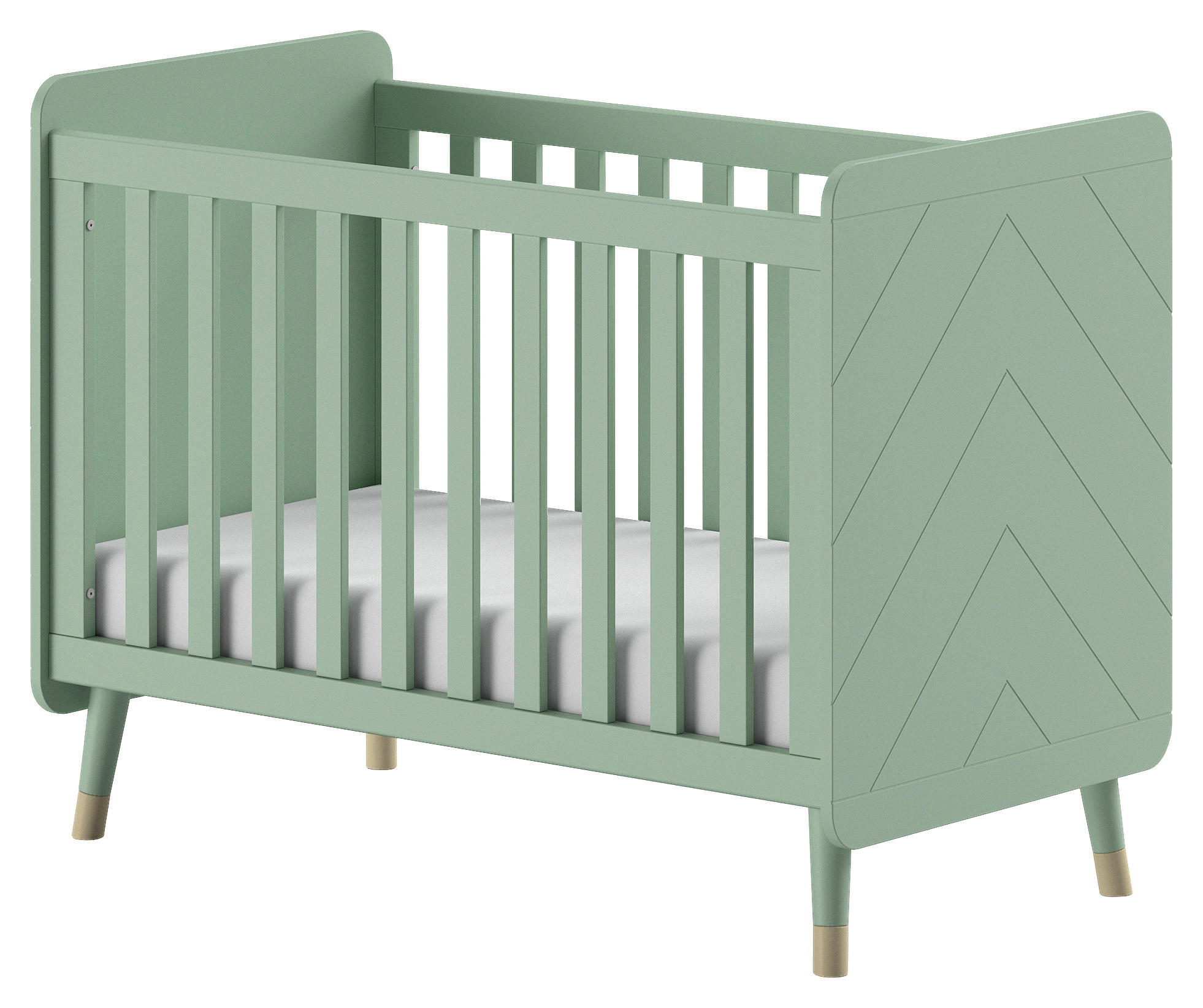GITTERBETT 60/120 cm - Grün, MODERN, Holzwerkstoff (60/120cm) - MID.YOU