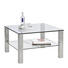 Couchtisch in Edelstahlfarben - Edelstahlfarben, Design, Glas/Metall (75/75/43cm) - Cantus Couchtisch in Edelstahlfarben - Edelstahlfarben, Design, Glas/Metall (75/75/43cm) - Cantus