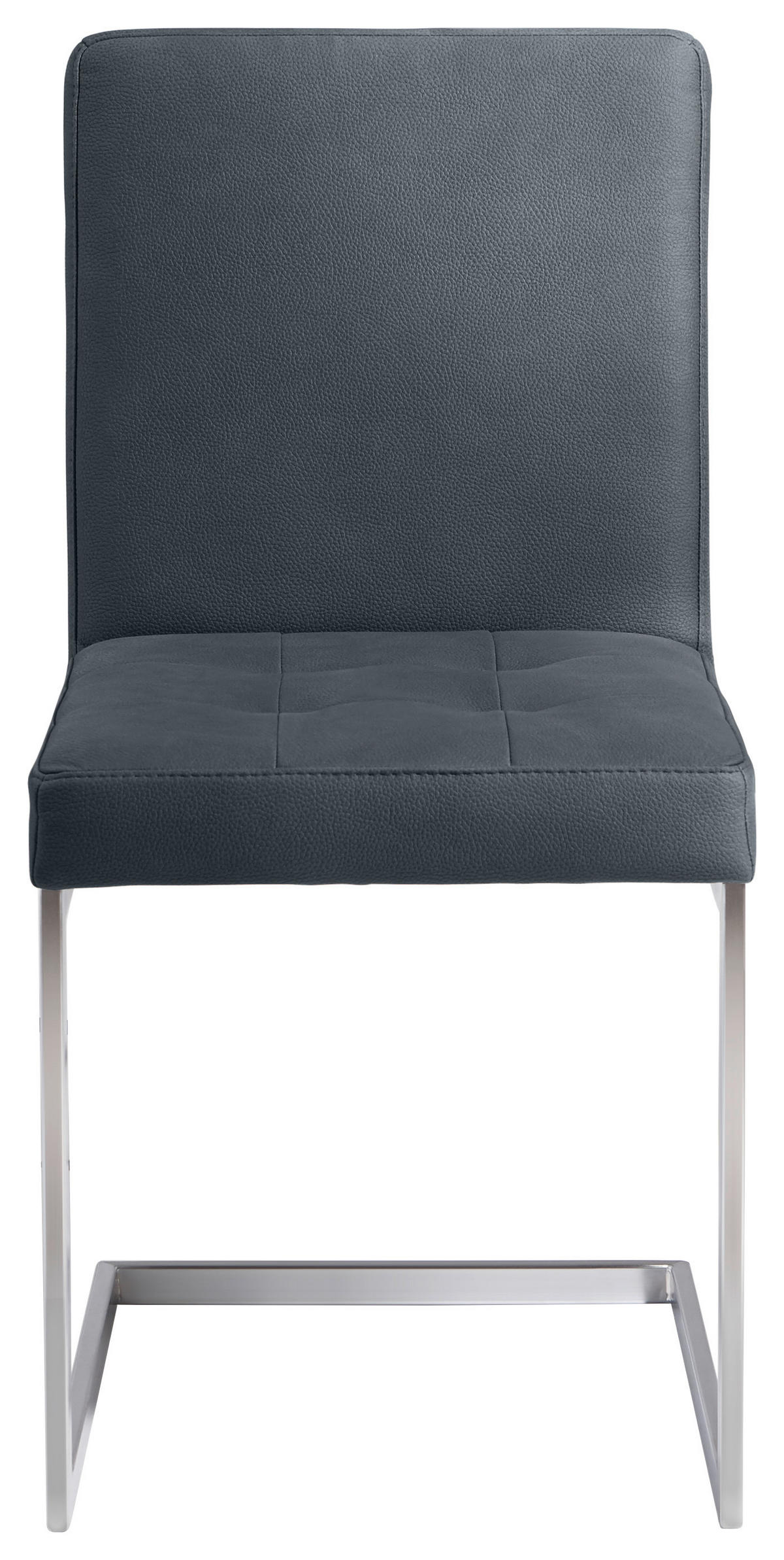 SCHWINGSTUHL Stahl Mikrofaser  - Edelstahlfarben/Grau, Design, Textil/Metall (45/91/58cm) - Moderano
