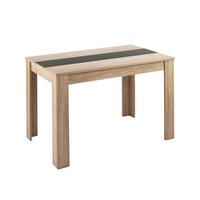ESSTISCH 120/80/75 cm Nachbildung  Holzwerkstoff schnell aufzubauende und stabile Arbeitsfläche rechteckig Sonoma Eiche  - Sonoma Eiche, MODERN, Holzwerkstoff (120/80/75cm) - MID.YOU