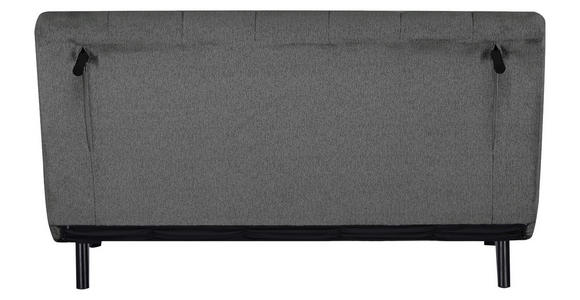 SCHLAFSOFA Webstoff Dunkelgrau  - Dunkelgrau/Schwarz, Design, Holz/Textil (143/82/88cm) - Carryhome