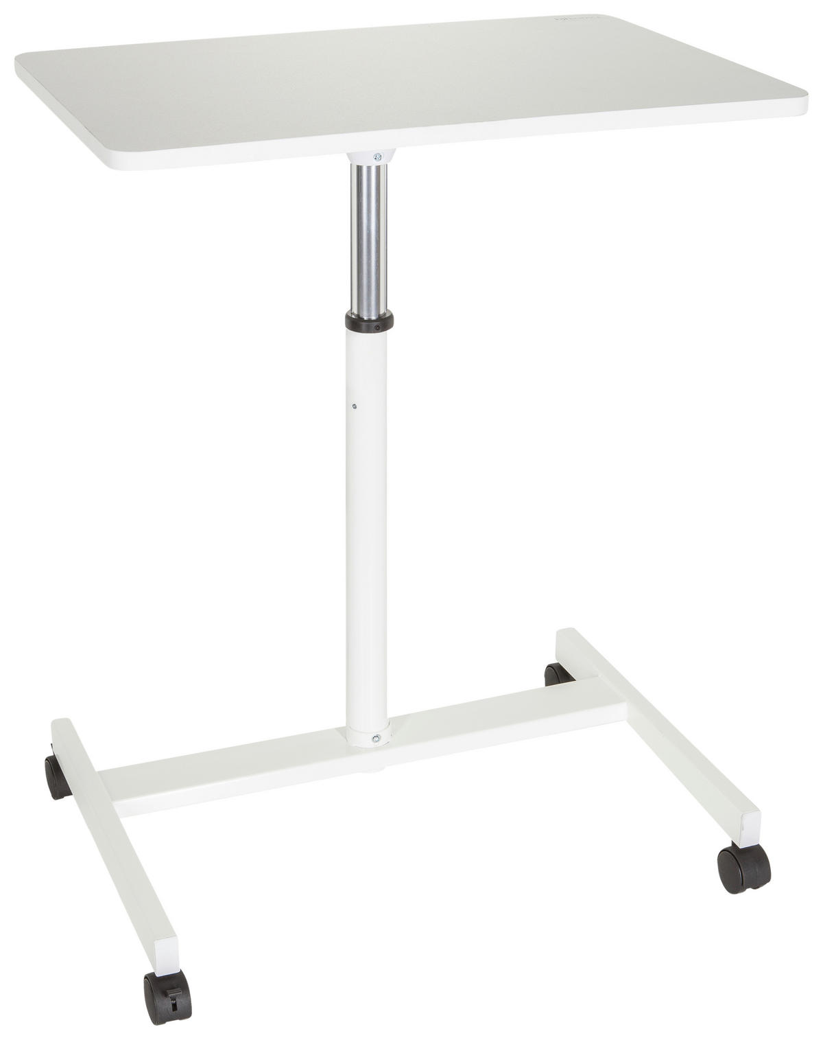 SCHREIBTISCH höhenverstellbar  - Weiß, Basics, Holzwerkstoff/Kunststoff (70/80-114/48cm) - MID.YOU