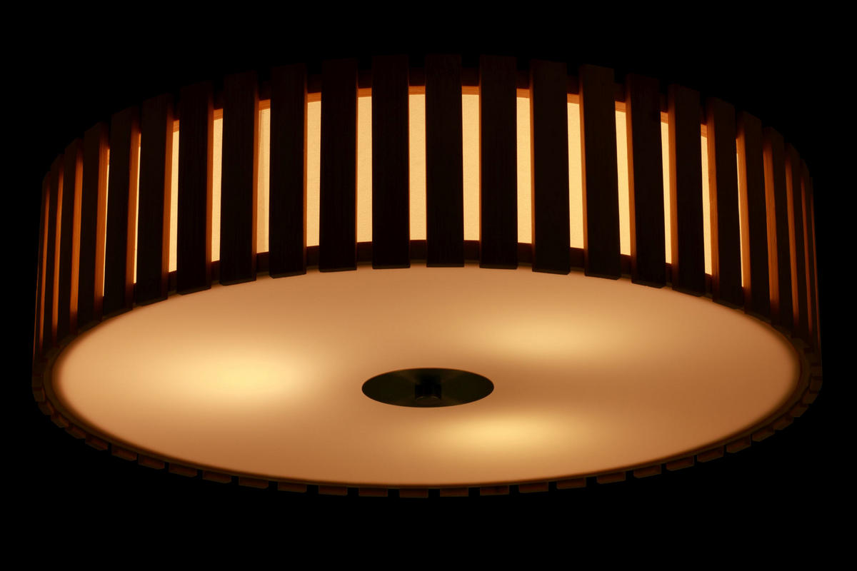 DECKENLEUCHTE  48/13 cm    - Naturfarben, Natur, Naturmaterialien/Kunststoff (48/13cm) - Novel