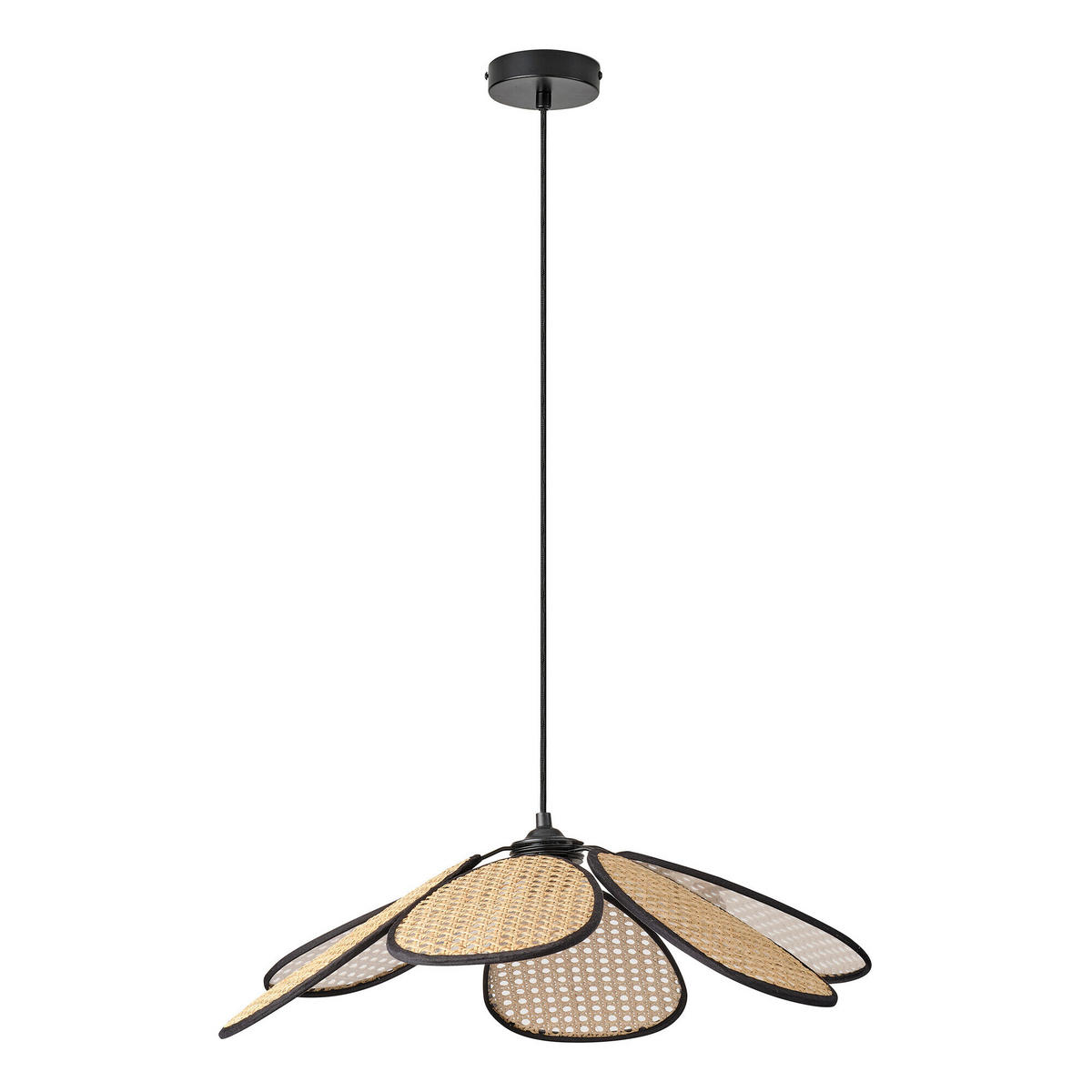 HÄNGELEUCHTE 58/123 cm  - Beige, Basics, Holz/Metall (58/123cm) - Osram