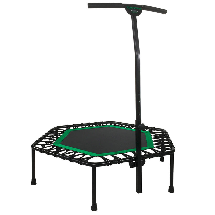 TRAMPOLIN 127/113/151 cm  - Schwarz, KONVENTIONELL, Kunststoff/Metall (127/113/151cm)