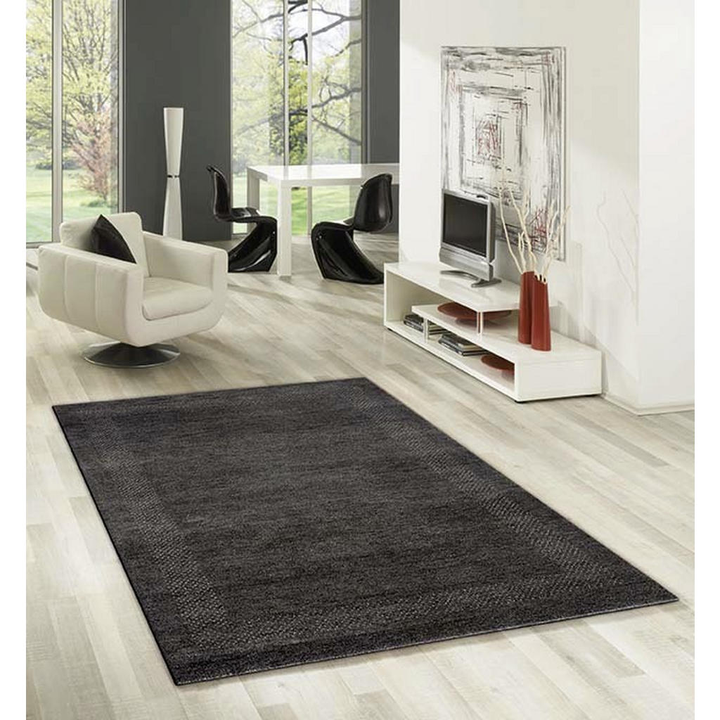 Thumbnail - Cazaris Wollteppich, Anthrazit, Schwarz, Textil, orientalisch, rechteckig, 60x90 cm, Teppiche & Böden, Teppiche, Naturte...