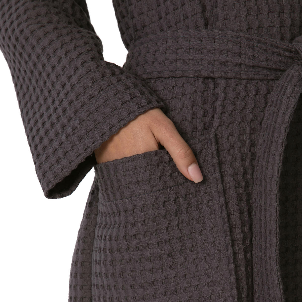 BADEMANTEL M Unisex  - Grau, Basics, Textil (Mnull) - Moeve