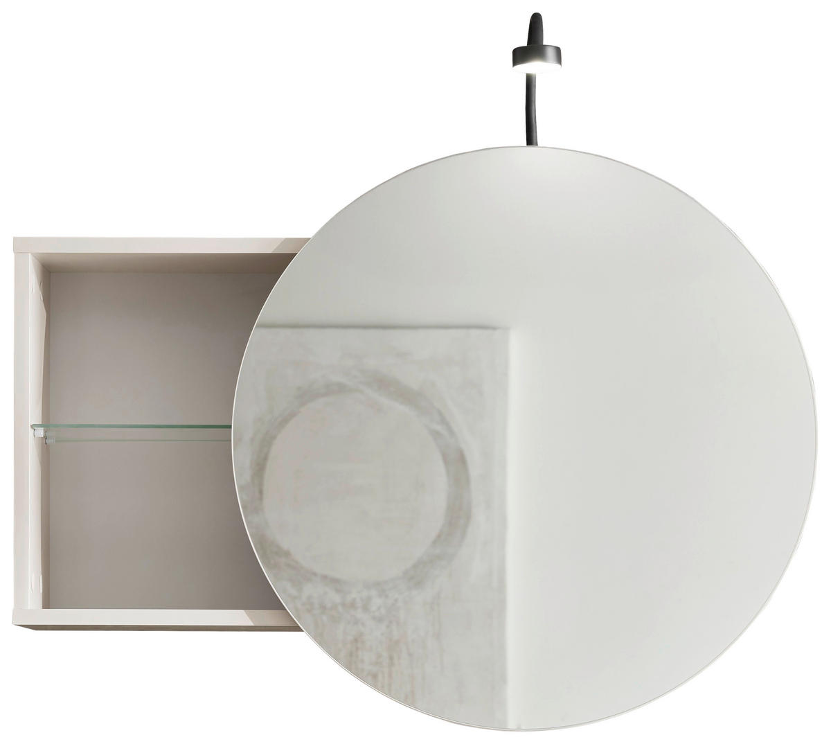 SPIEGELSCHRANK 80/60/20 cm  - Kaschmir, LIFESTYLE, Glas/Holzwerkstoff (80/60/20cm) - home24