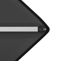 SONNENSCHIRM 315 cm Hellgrau  - Silberfarben/Hellgrau, KONVENTIONELL, Textil/Metall (315/315cm) - KNIRPS