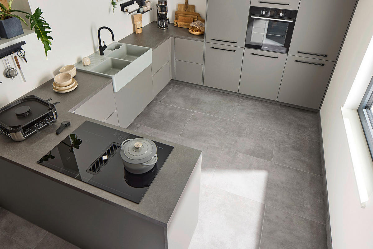 HÄLL MED INBYGGD KÖKSFLÄKT 2300630835201-45  - svart, Basics, glas (83/20/51,5cm) - Respekta