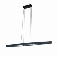 LED-PENDELLEUCHTE Fenga 119/14,5/150 cm   - Schwarz, Design, Metall (119/14,5/150cm) - Fischer & Honsel