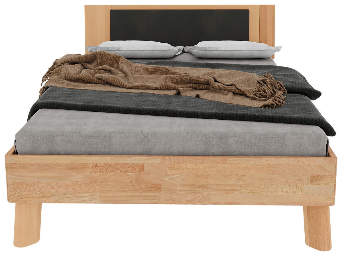 BETT - Naturfarben/Kernbuche, MODERN, Holz (140/200cm) - MID.YOU