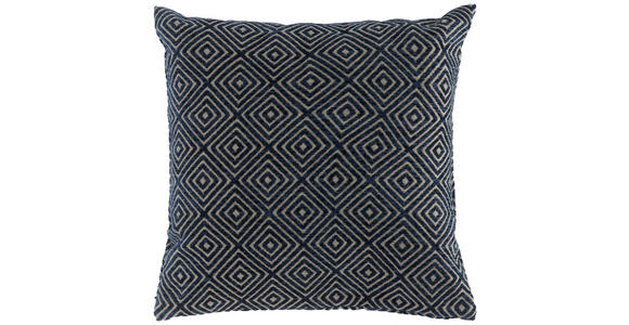 ZIERKISSEN    - Blau, Basics, Textil (45/45/10cm) - Novel