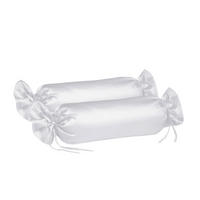 NACKENROLLENBEZUG 2er-Set COLOURS  - Silberfarben, Basics, Textil (40/15cm) - Fleuresse