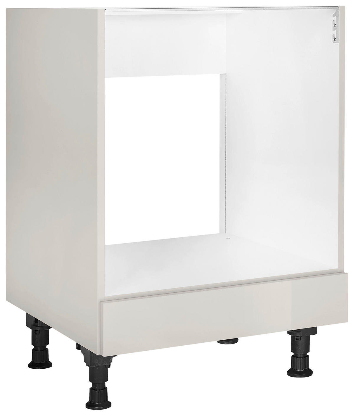 HERDUMBAUSCHRANK 60/87/56 cm  Hellgrau  - Hellgrau, Modern, Holzwerkstoff (60/87/56cm) - Nobilia