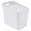 ABFALLEIMER 20 L  - Weiß/Grau, KONVENTIONELL, Kunststoff (25/33/37cm) - Keter
